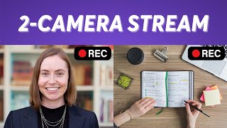 How to livestream with TWO CAMERA ANGLES!