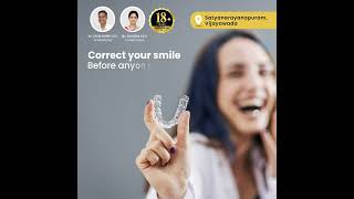 Invisible Braces transforms your Smile discreetly | Srinidhi Dental Hospital, Vijayawada