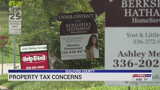 Guilford County residents have property tax concerns