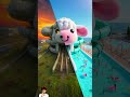 🐮 evolution of cow face slide ❤️ shorts cow cute cat car