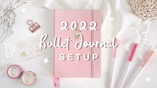 🌷 my 2022 bullet journal setup