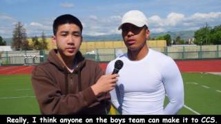 Interview with Mens Track Captain CJ Reyes