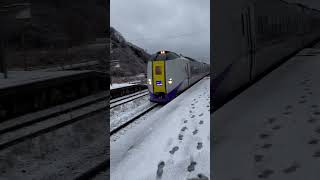 JR北海道礼文駅通過函館行き特急北斗