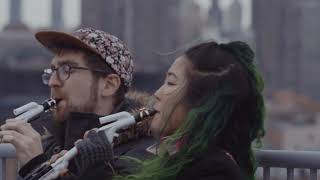 New casual wind instrument  Venova session in NYC Rooftop