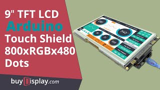 Arduino Tutorial: 9 inch TFT LCD Display SSD1963 Module Touch Screen Shield 800x480 with Arduino Due