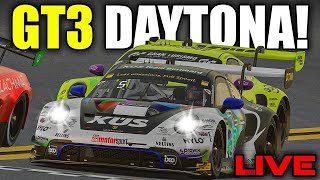 Die SCHWITZIGSTE Woche startet! | GT3 auf DAYTONA mit kranken SOF´s | Noah Eder LIVE