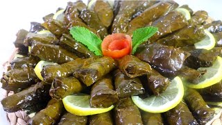 ورق عنب بالزيت يالنجي | Vegetarian Grape leaves Yalanji