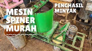 MESIN #SPINER #MURAH PENGHASIL #MINYAK [pengepul minyak goreng bekas ] jakarta