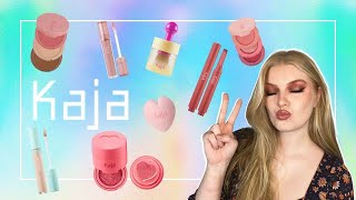 FULL FACE OF KAJA BEAUTY | THE CUTEST PRODUCTS EVER | looksbylottie