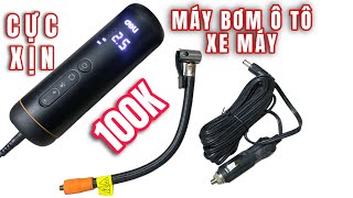 Bơm ô tô, xe máy chính hãng Deli tồn kho thanh lý chỉ 100k, số lượng ít ae nhanh tay nhé!