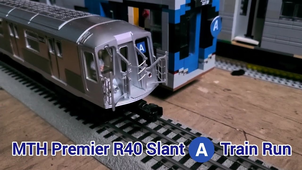 MTH O-Scale Special R40 Slant A Train Run - YouTube