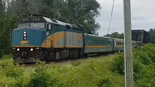 Via train #6409 crossing the Jock River bridge