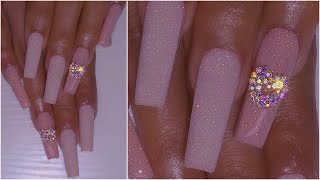 Après DUPE + Recreating VIRAL IG Glitter Nails | MODELONES New Color Gels