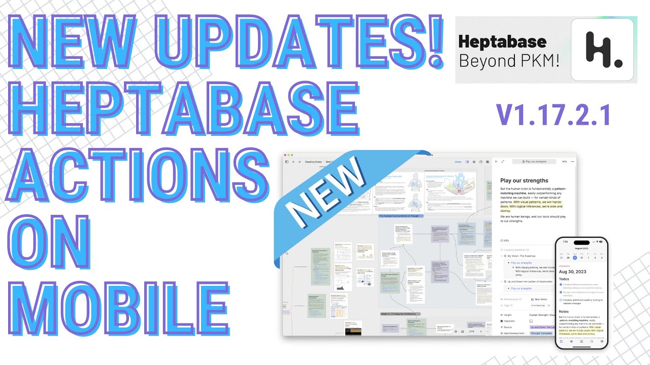 Heptabase Mobile App Update V1 17 2 1 Youtube