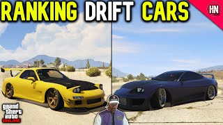 RANKING EVERY DRIFT TUNABLE CAR In GTA Online!