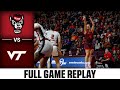 NC State vs. Virginia Tech Full Game Replay | 2023-24 ACC Women’s Basketball