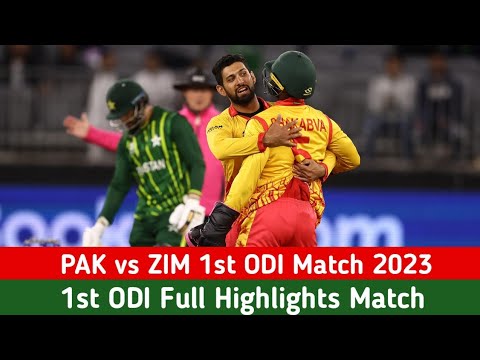 Pakistan Vs Zimbabwe 1st ODI Full Highlights Match 2023 || Zimbabwe Vs ...