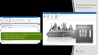 KM8 - Electronically authorise a key order for a locksmith-controlled master-key system