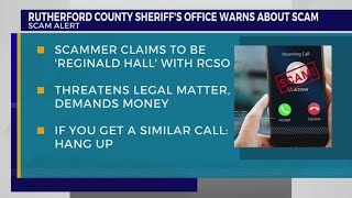 Rutherford County Sheriff's Office shares warning for phone scam