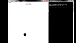 How to create ball rolling and ball jump animation in Java programming Language [explanation]