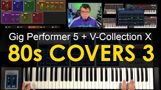 80s Synth Cover Sounds for Gig Performer 5 + Arturia V Collection Set 3