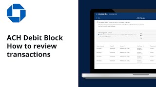 ACH Debit Block: Transaction Review