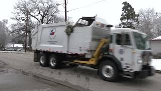 Solid Waste Truck Snow 1/21/2025