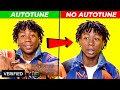 GENIUS INTERVIEWS vs REAL SONGS 2020 (AUTOTUNE vs NO AUTOTUNE)