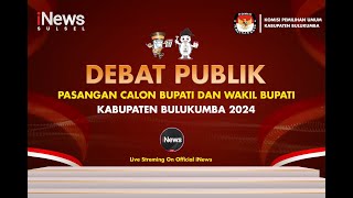 🔴 Live -  Debat Publik Pasangan Calon Bupati dan Wakil Bupati Kabupaten Bulukumba 2024