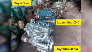 kia35 bét kim 105hp izuzu nhật c240 huynhDai 4D34 Kubota nhỏ 3d72 yanmar 4t86