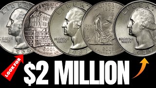 The Most Valuable 5 Ultra Rare Quarter Dollars in The World - RARE Coins worth A