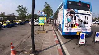 ทางไปนั่งรถ Smart Bus ที่สนามบินเชียงใหม่