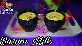 Kesariya badam milk at home