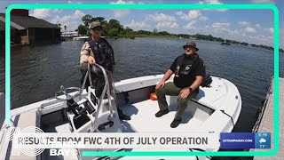 FWC gave out more than 100 citations this July 4th weekend