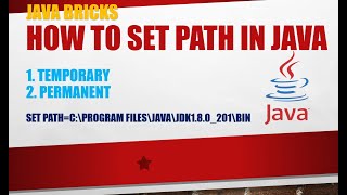 How to set path || path setting in java || java bricks