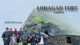 Lohagad fort exploring | लोहगड किल्ला | monsoon trek