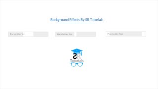 Form Input Background Focus Effects | Demo -2 | Html & Css | SR Tutorials