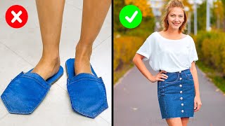 29 CLEVER JEANS IDEAS FOR ANYONE || Recycle Old Clothes LIke a Pro