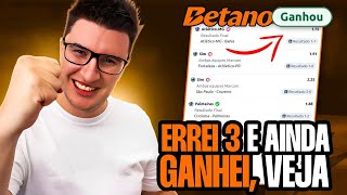 😱 DESDOBRAMENTO 4 DUPLOS - Ganhe com Múltiplas DE ODDS ALTAS mesmo errando - BET365 E BETANO