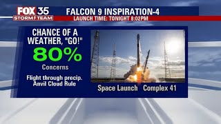 Launch forecast: Will weather cooperate for the Inspiration4 liftoff?