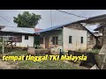 rumah tempat tinggal TKI Malaysia 2022,pekerja kebun di Malaysia,nyesek ngeliatnya