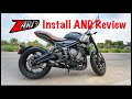 Triumph Trident 660 Zard Exhaust System - Install and Review