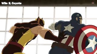 Wolverine vs Capitan America ♦ Ultimate Spider Man T02E20 ♦ Español Latino