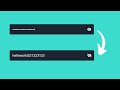 Show/Hide Password Toggle Using HTML, CSS & JavaScript