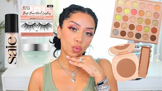 GRWM + TESTING NEW MAKEUP RELEASES