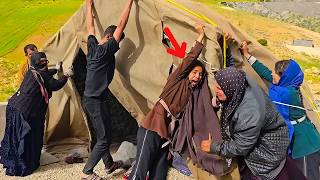 Dangerous challenges of the Doora family in the nomadic camp