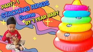stacking game|stacking rings game|stacking rings videos|Baby perfection in stacking ring toys|color|