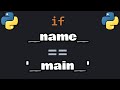 if __name__ == '__main__' for Python beginners 📥