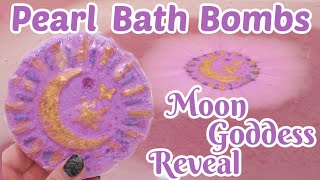 Pearl Bath Bombs Ring Reveal - Moon Goddess Bath Bomb DEMO!