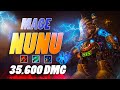 ⭐️⭐️⭐️ STAR NUNU MAGE  EATS 2 PEOPLE AT A TIME  35.600  DMG !!!! 1 v 9 (Full Gameplay)